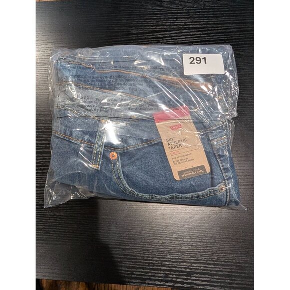 Levis 541 Big & Tall Athletic Taper Stretch Jeans Mens 50X32 Medium Wash Denim - Picture 6 of 6